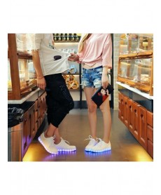 Unisex Seven Color Led Light Up Sneakers