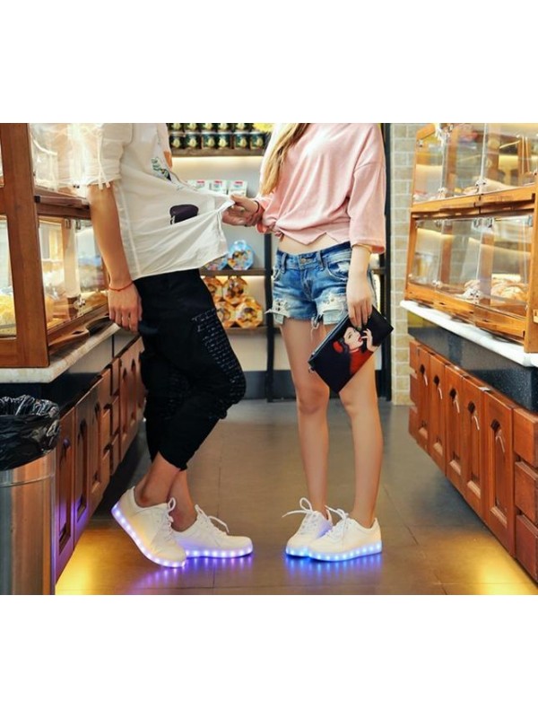 Unisex Seven Color Led Light Up Sneakers