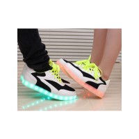 Unisex Seven Colors Led Usb Rechargeable Light Shoes